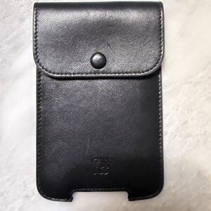 Vintage Loewe Black Leather iPod Holster